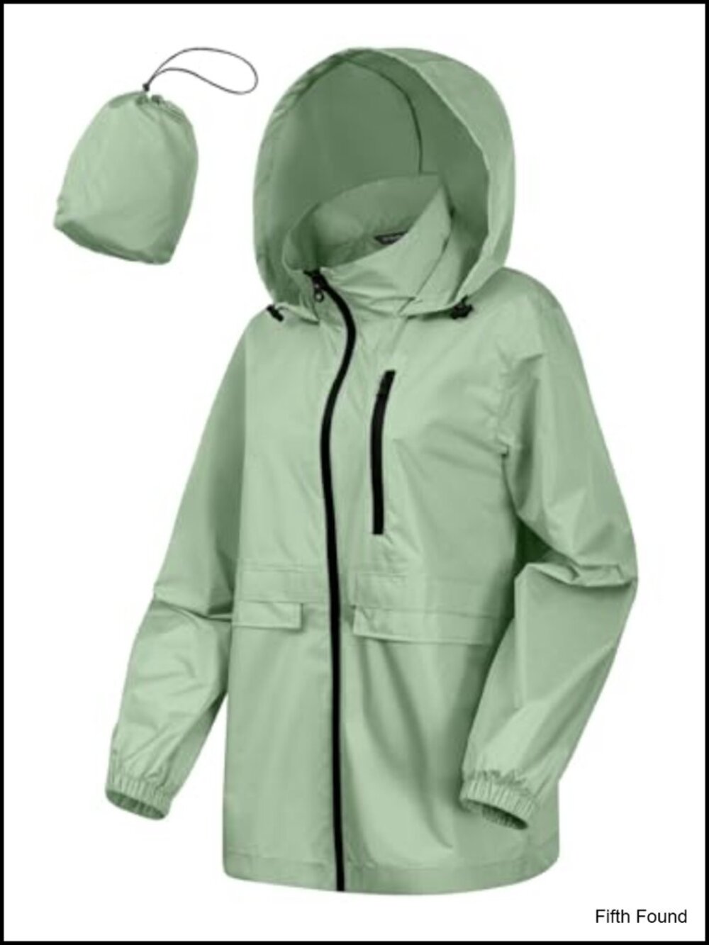 Women's Waterproof Rain Jacket Windbreaker Lightweight Packable Hood